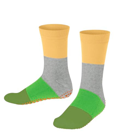 FALKE Unisex Kinder Summer K HP Baumwolle Rutschhemmende Noppen 1 Paar Hausschuh-Socken, Gelb (Banana 1410), 39/42 im Sale